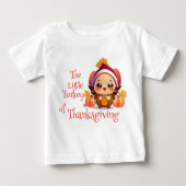 The Little Thanksgiving Turkey ベビーTシャツ (正面)