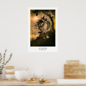 The Little Witch Art Print by Ida Outhwaite Occult ポスター (キッチン)