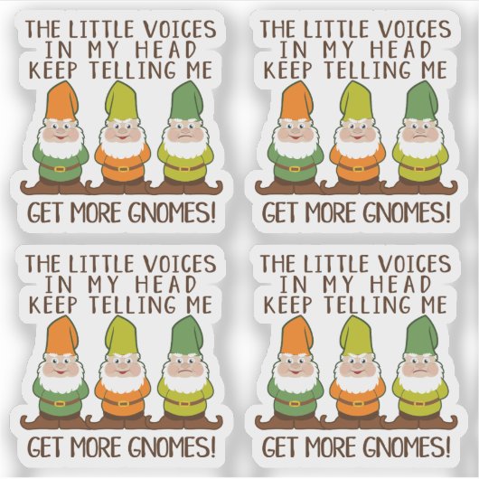 The Littles Voices Get More格言4 Contour Cut シール (正面)