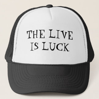 THE LIVE IS LUCK キャップ