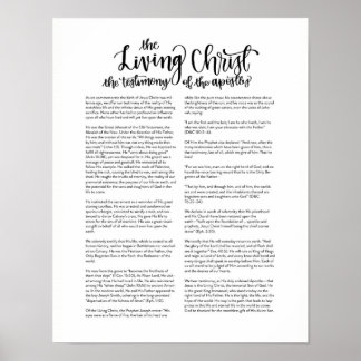 The Living Christ ポスター