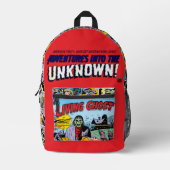 The Living Ghost Horror Comic Backpack  プリントバックパック (正面)