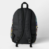 The Living Ghost Horror Comic Backpack  プリントバックパック (裏面)
