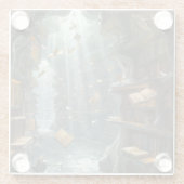 The Living Library ガラスコースター (裏面)