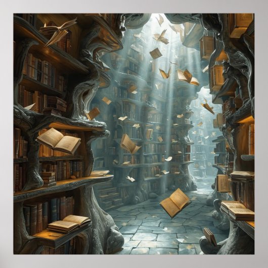 The Living Library ポスター (正面)