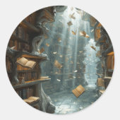 The Living Library ラウンドシール (正面)