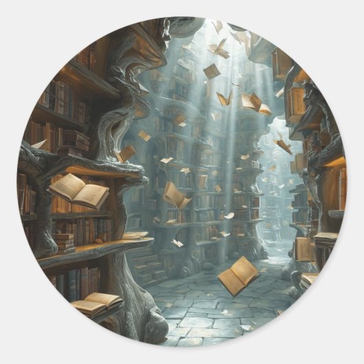 The Living Library ラウンドシール (正面)