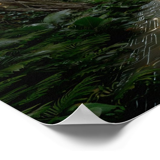 The Living Network - Solarpunkポスター ポスター (角)