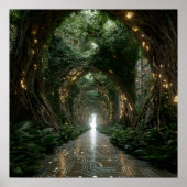 The Living Network - Solarpunkポスター ポスター (正面)