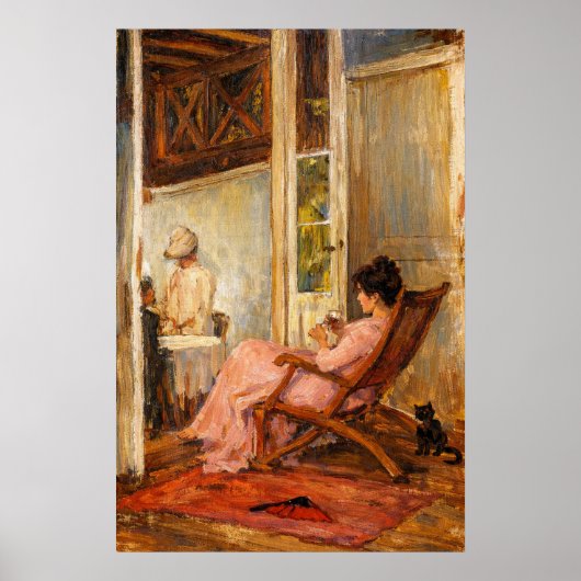 The Loggia by John William Waterhouse ポスター (正面)