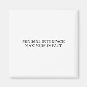 The Logic Anchors | Minimal Interface Technical マグネット (正面)