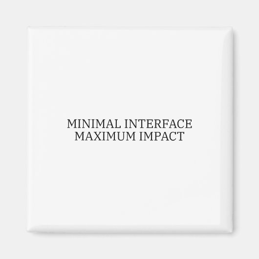 The Logic Anchors | Minimal Interface Technical マグネット (正面)