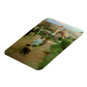 The Loiterers, 1888 (キャンバス上の油) マグネット (左側)