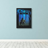 The Lone Knight: A Journey Through the Mist キャンバスプリント (インサイチュ (ウッドフロア))