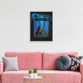 The Lone Knight: A Journey Through the Mist キャンバスプリント (インサイチュ (リビング))