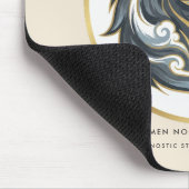 The Lone Wolf Leader: Ornate Corporate Specimen Mo マウスパッド (コーナー)