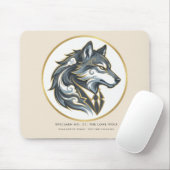 The Lone Wolf Leader: Ornate Corporate Specimen Mo マウスパッド (マウス)