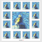 The Lonely Bird VanGogh Style  シール (シート)