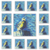 The Lonely Bird VanGogh Style  シール (正面)