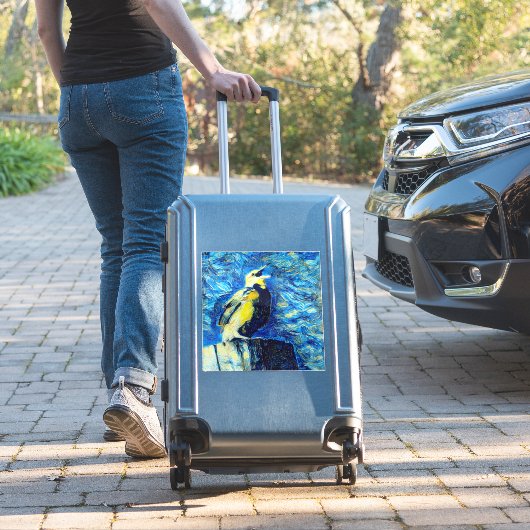 The Lonely Bird VanGogh Style  シール (スーツケースインサイチュ)