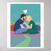 The long journey of respect, Digital illustration ポスター (正面)