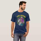 The Loo Legend Skeleton on Toilet Graphic Tシャツ (正面フル)