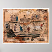 The Looking Glass for 1787 by Amos Doolittle ポスター (正面)