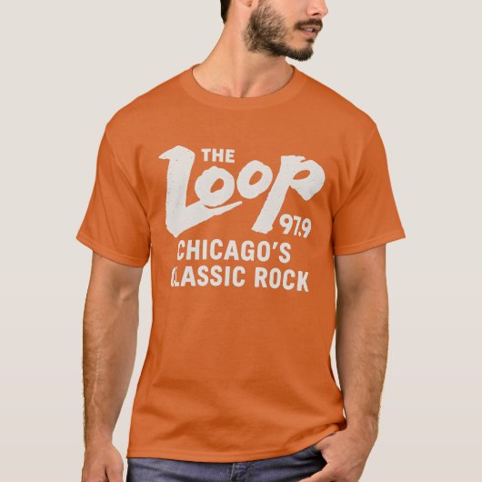 The Loop 97.9 – Chicago’s Classic Rock Radio Tシャツ (正面)
