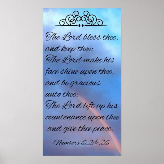 The Lord Bless Thee and Keep Thee ポスター (正面)