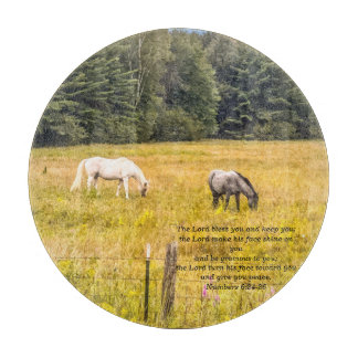 The Lord bless you and keep you; カッティングボード