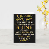 The Lord Bless You And Keep You  カード (黄色い花)