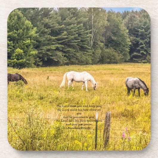 The Lord bless you and keep you;  コースター (正面)