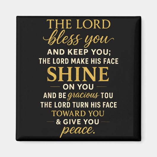 The Lord Bless You And Keep You  マグネット (正面)