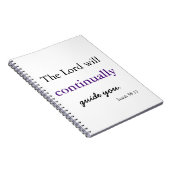 The Lord Guides You Spiralフォトノート ノートブック (右側)