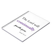 The Lord Guides You Spiralフォトノート ノートブック (左側)