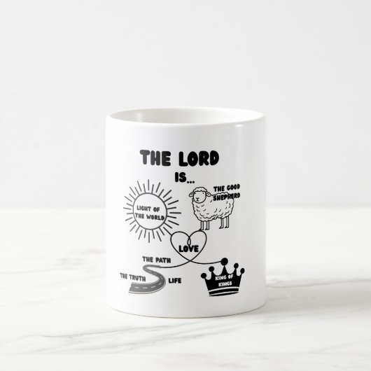The Lord Is Everything Christian Coffee Mug - Fait コーヒーマグカップ (中央)