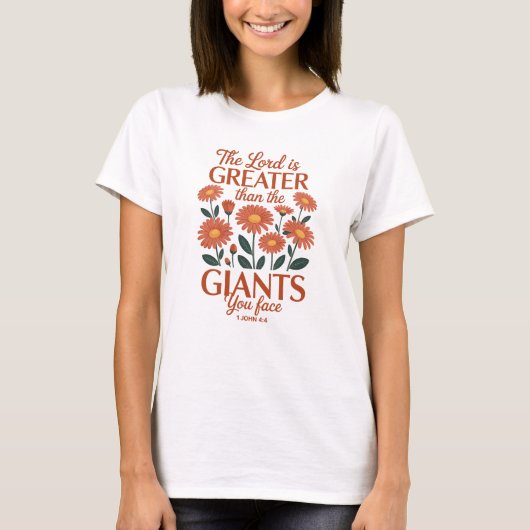 The Lord Is Greater Faith Tシャツ (正面)