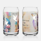 The Lord is my light. (Psalm 27:1) ガラス缶 (左)