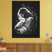 The Lord is my Shepard. Psalm 23. キャンバスプリント (インサイチュ (リビング))