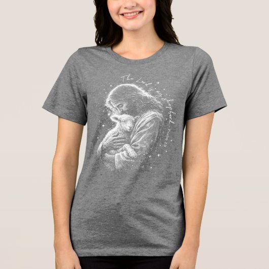 The Lord is my Shepard. Psalm 23. トライブレンドＴシャツ (正面)