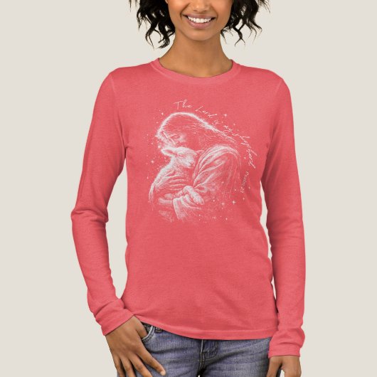 The Lord is my Shepard. Psalm 23. トライブレンドＴシャツ (正面)