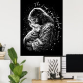 The Lord is my Shepard. Psalm 23. ポスター (ホームオフィス)