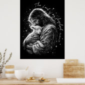 The Lord is my Shepard. Psalm 23. ポスター (キッチン)