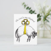 The LORD is my shepherd Psalm 23 ポストカード (スタンド正面)