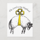 The LORD is my shepherd Psalm 23 ポストカード (正面)