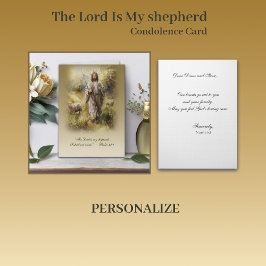 The Lord Is My shepherd — Psalm 23:1 カード