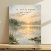 The Lord Is My Shepherd Psalm 23:1 Christian  ポスター