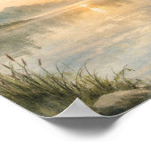 The Lord Is My Shepherd Psalm 23:1 Christian ポスター (角)