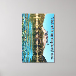 The Lord Is My Shepherd – Psalm 23:1 Scripture Wal キャンバスプリント