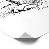 The Lord Is My Shepherd Psalm 23 Cross Meadow  ポスター (角)